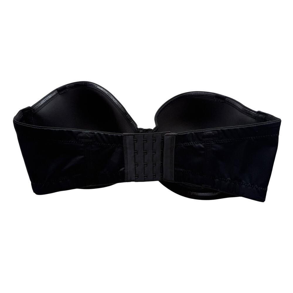 Delimira Women's Black Underwire Contour Full Coverage Strapless Bra Size 36DD - Picture 4 of 6